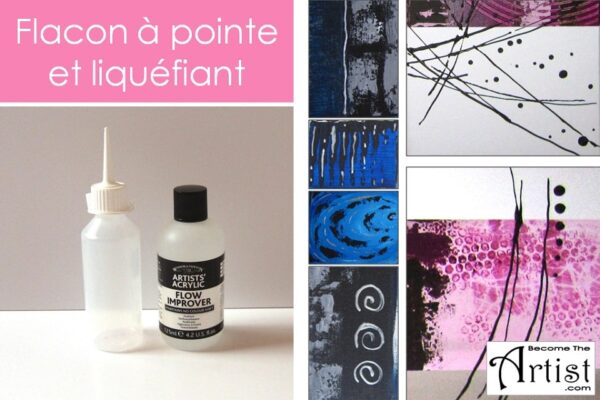 Comment faire des effets spéciaux en peinture acrylique abstraite