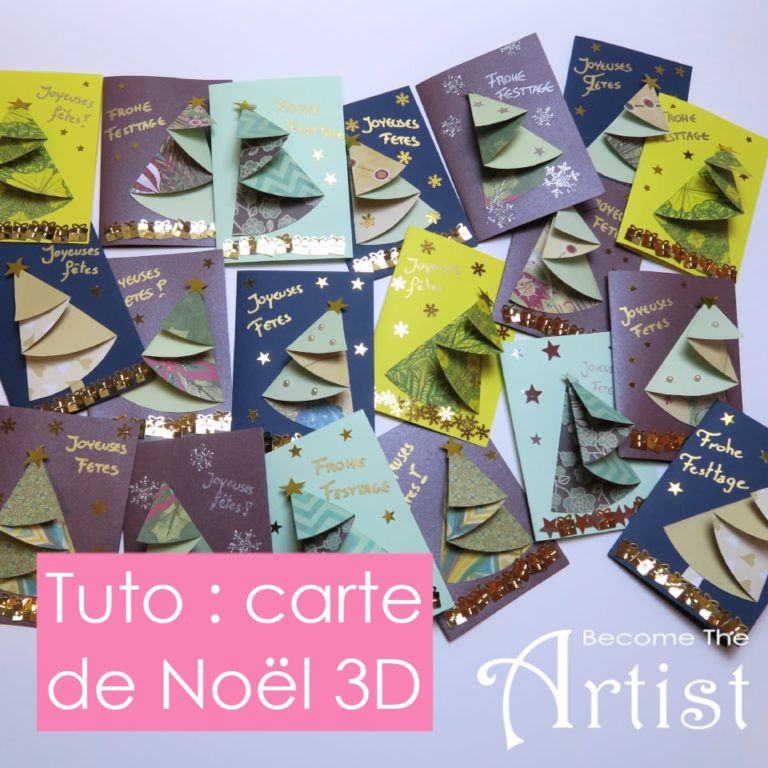Cartes de Noël 3D, Renne Cartes de voeux joyeux Noël 3D Pop Up Cartes