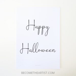 printable déco sobre Happy Halloween Idée de déco Halloween